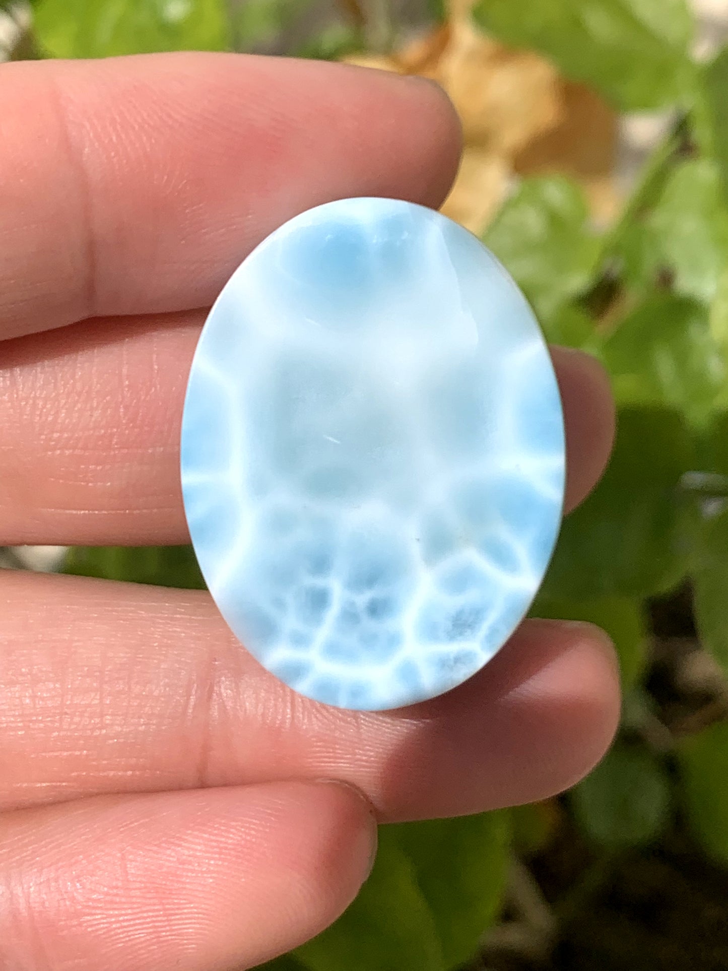 AAA Natural Authentic Dominican Larimar Pendant,Gems Jewelry,Gems Pendant,Crystal Pendant,ET829