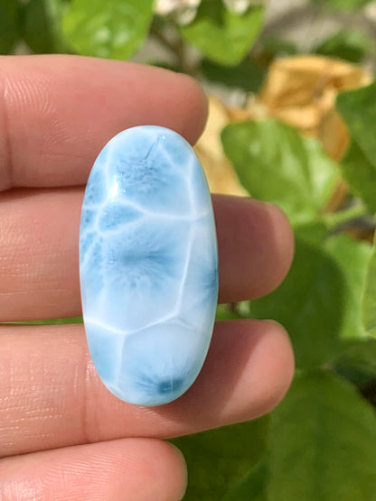 AAA+ Natural Authentic Dominican Larimar Pendant,Larimar Necklace,Crystal Pendant,Gems Pendant ET841