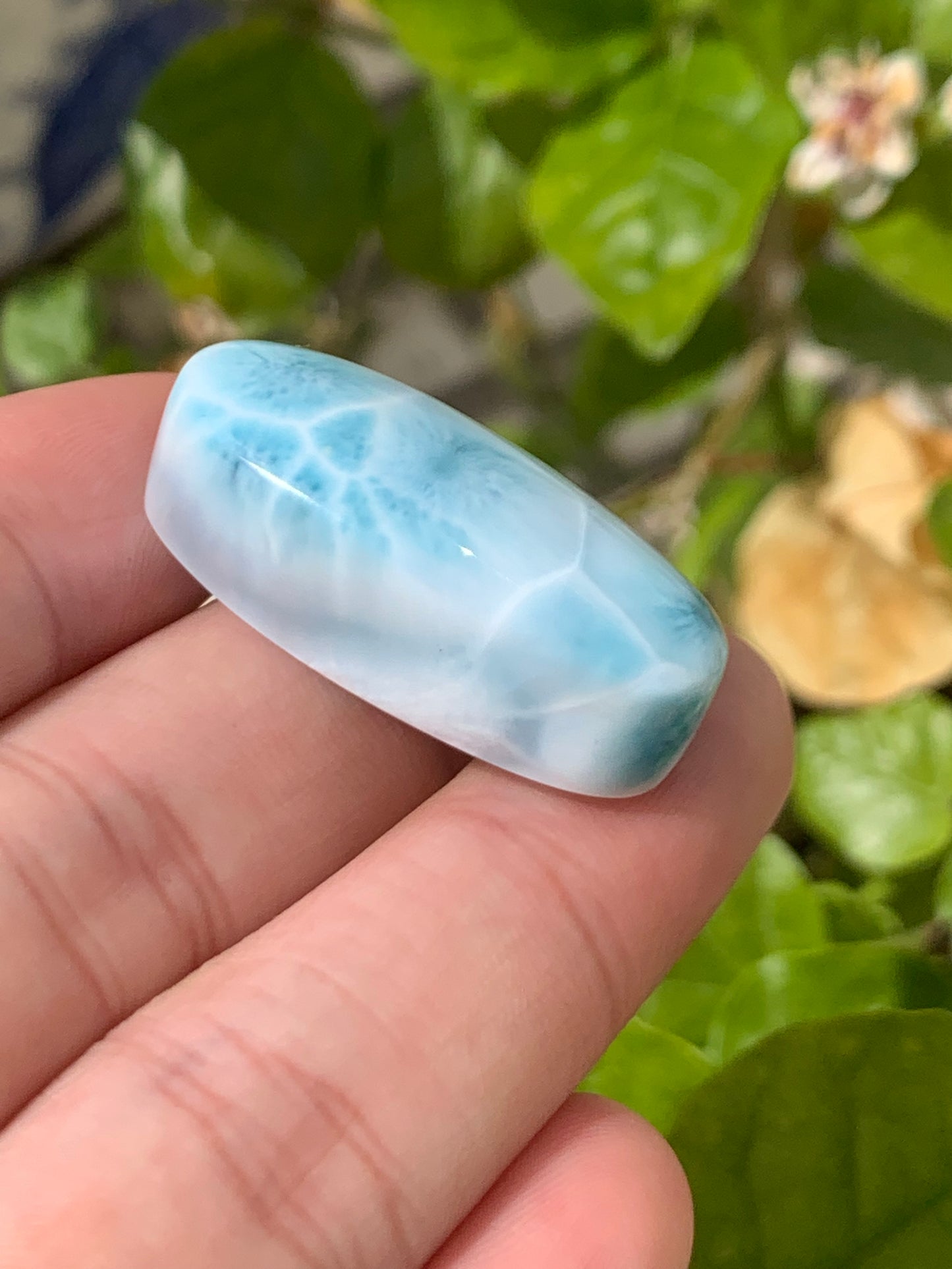 AAA+ Natural Authentic Dominican Larimar Pendant,Larimar Necklace,Crystal Pendant,Gems Pendant ET841