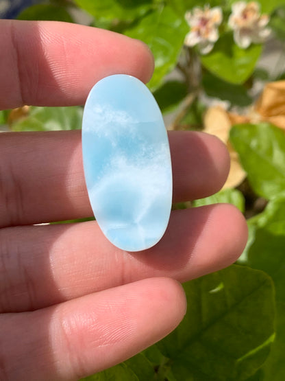 AAA+ Natural Authentic Dominican Larimar Pendant,Larimar Necklace,Crystal Pendant,Gems Pendant ET841