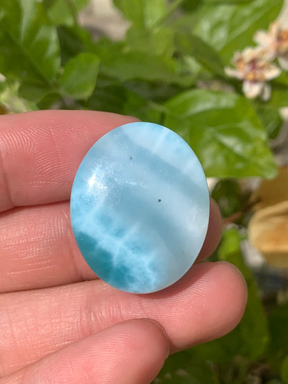 AAA Natural Authentic Dominican Larimar Pendant,Larimar Necklace,Crystal Pendant,Gems Pendant ET843