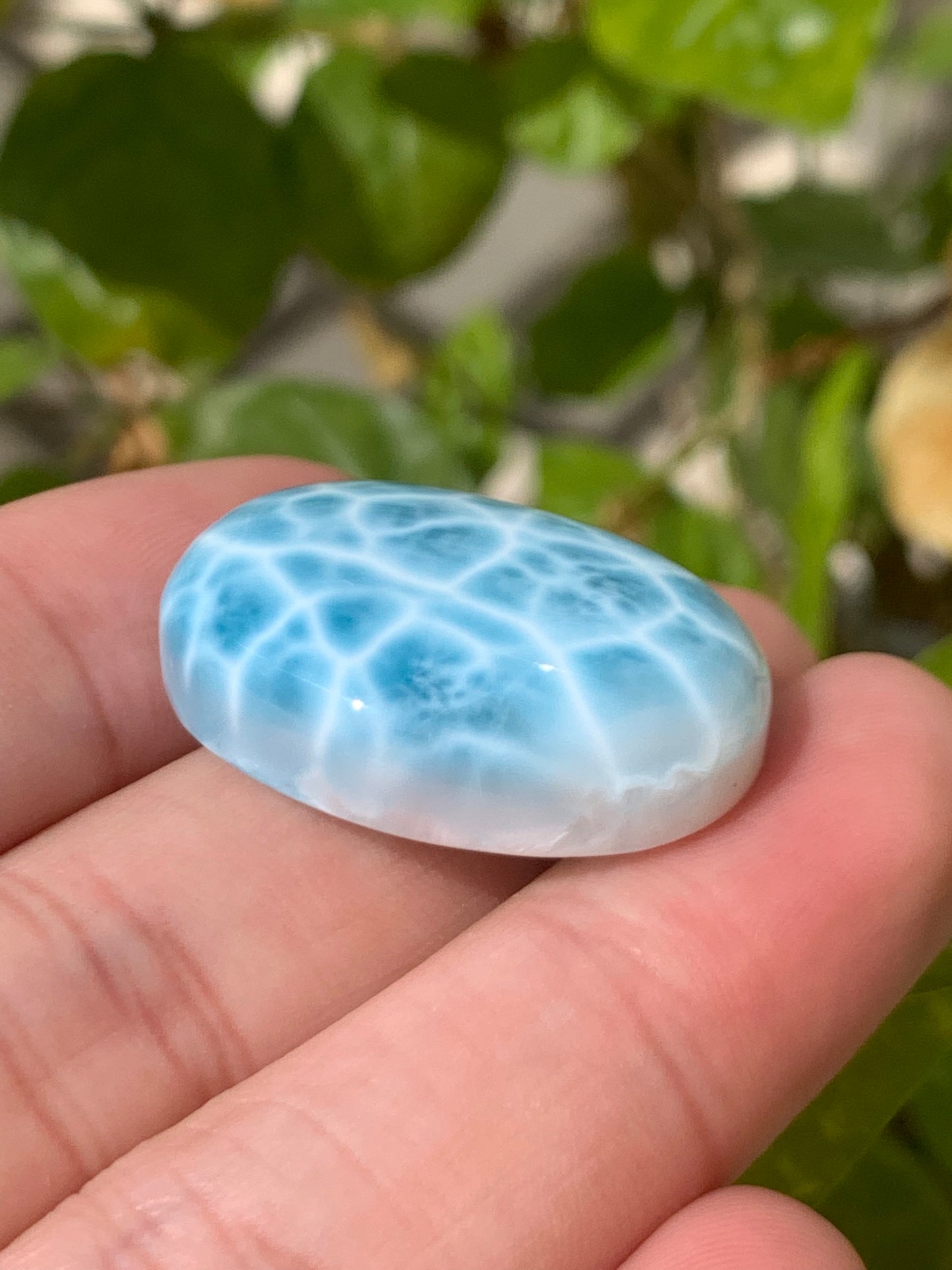 AAAA Natural Authentic Dominican Larimar Pendant,Larimar Necklace,Crystal Pendant,Gems Pendant ET846