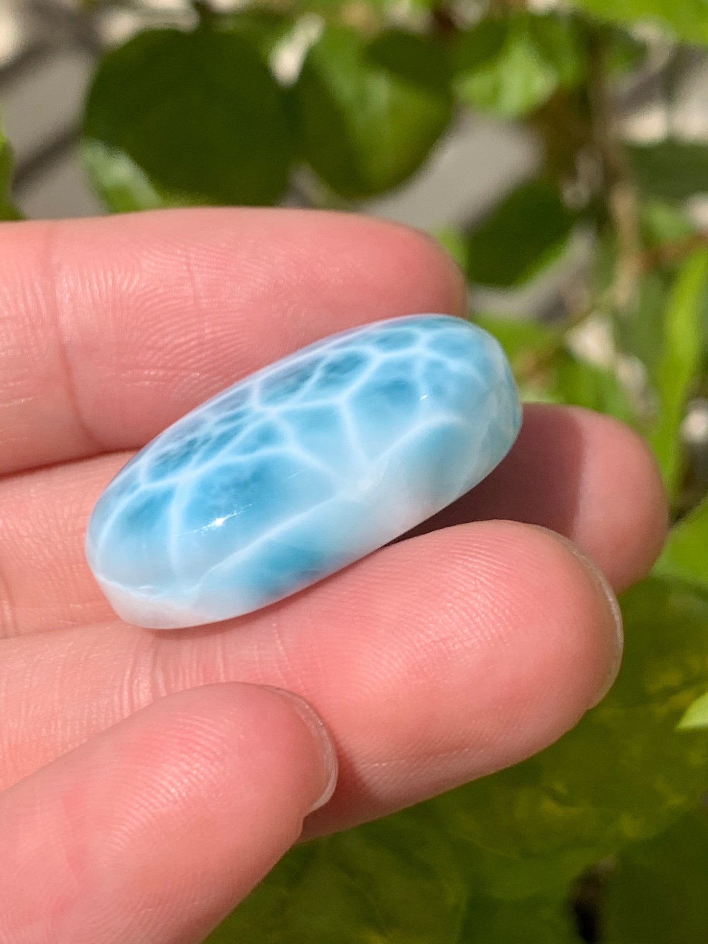 AAAA Natural Authentic Dominican Larimar Pendant,Larimar Necklace,Crystal Pendant,Gems Pendant ET846