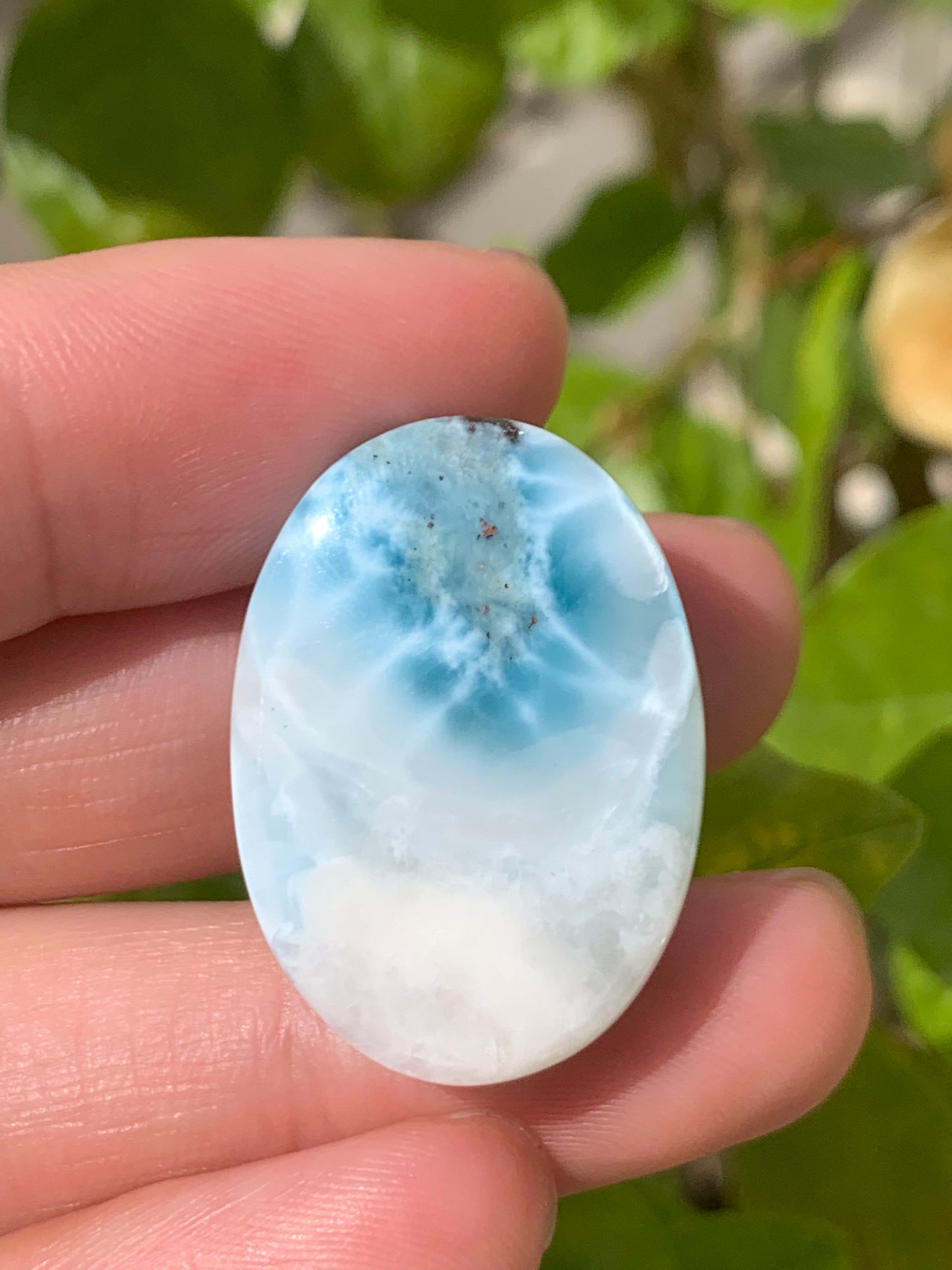 AAAA Natural Authentic Dominican Larimar Pendant,Larimar Necklace,Crystal Pendant,Gems Pendant ET846