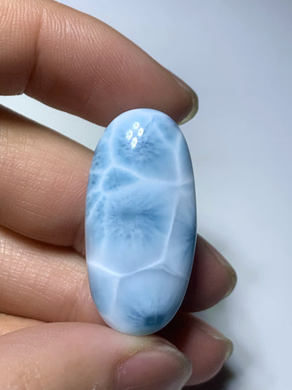 AAA+ Natural Authentic Dominican Larimar Pendant,Larimar Necklace,Crystal Pendant,Gems Pendant ET841