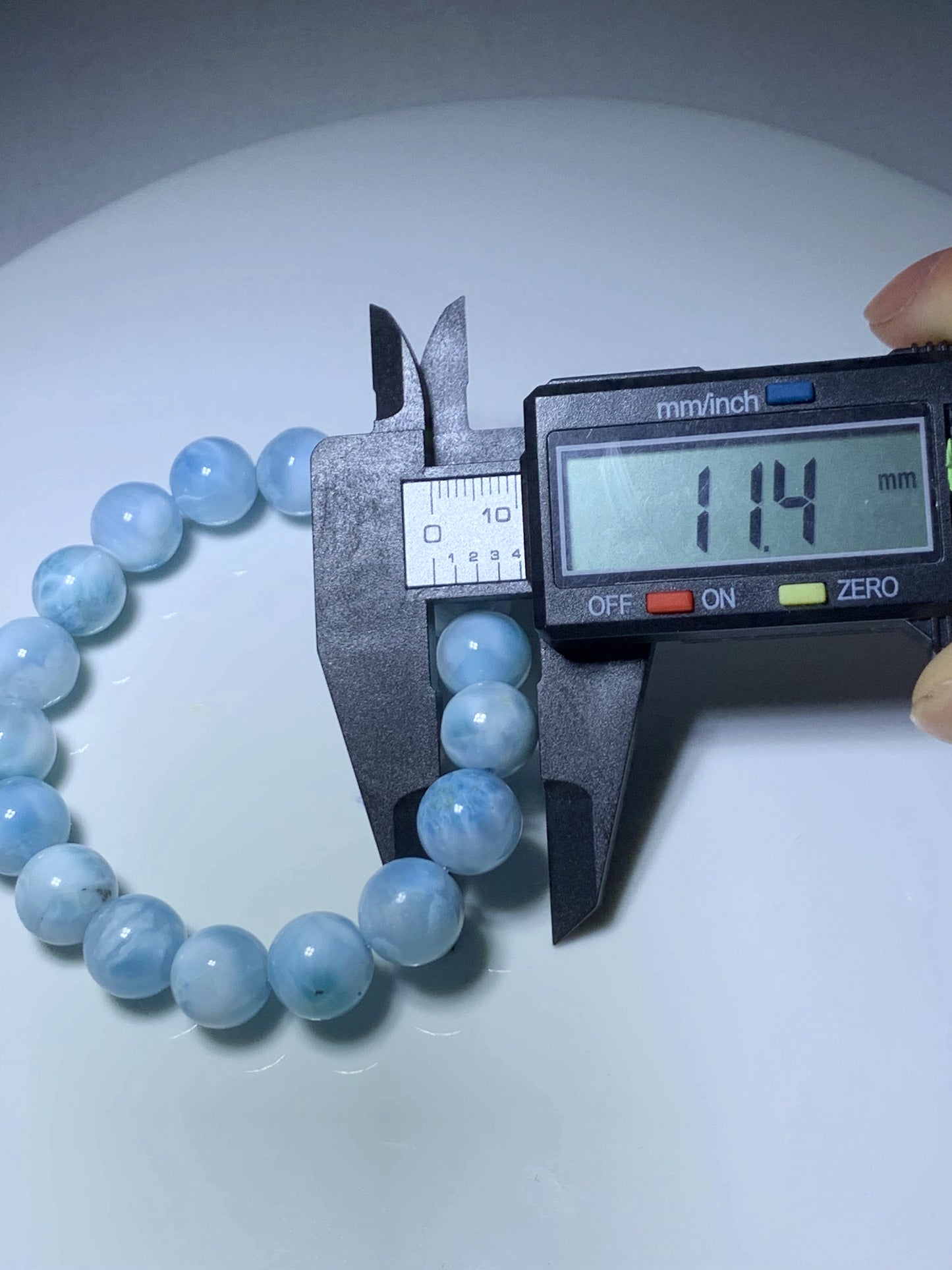 AAA Natural Authentic Dominican Larimar Bracelet,Larimar,Crystal Bracelet,Gems Bracelet ET895