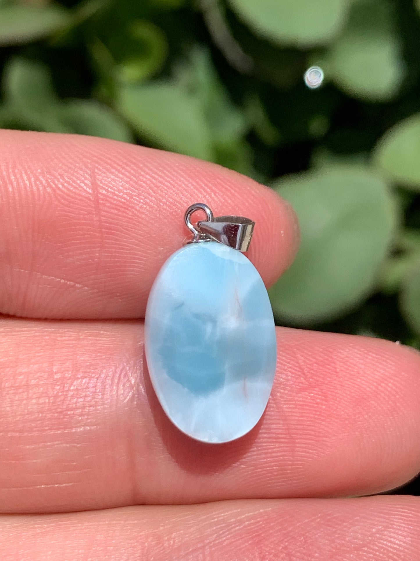 AAA Natural Authentic Dominican Larimar Pendant,Gems Jewelry,Gems Pendant,Crystal Pendant ET920