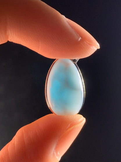 AAA Natural Authentic Dominican Larimar Pendant,Gems Jewelry,Gems Pendant,Crystal Pendant ET907