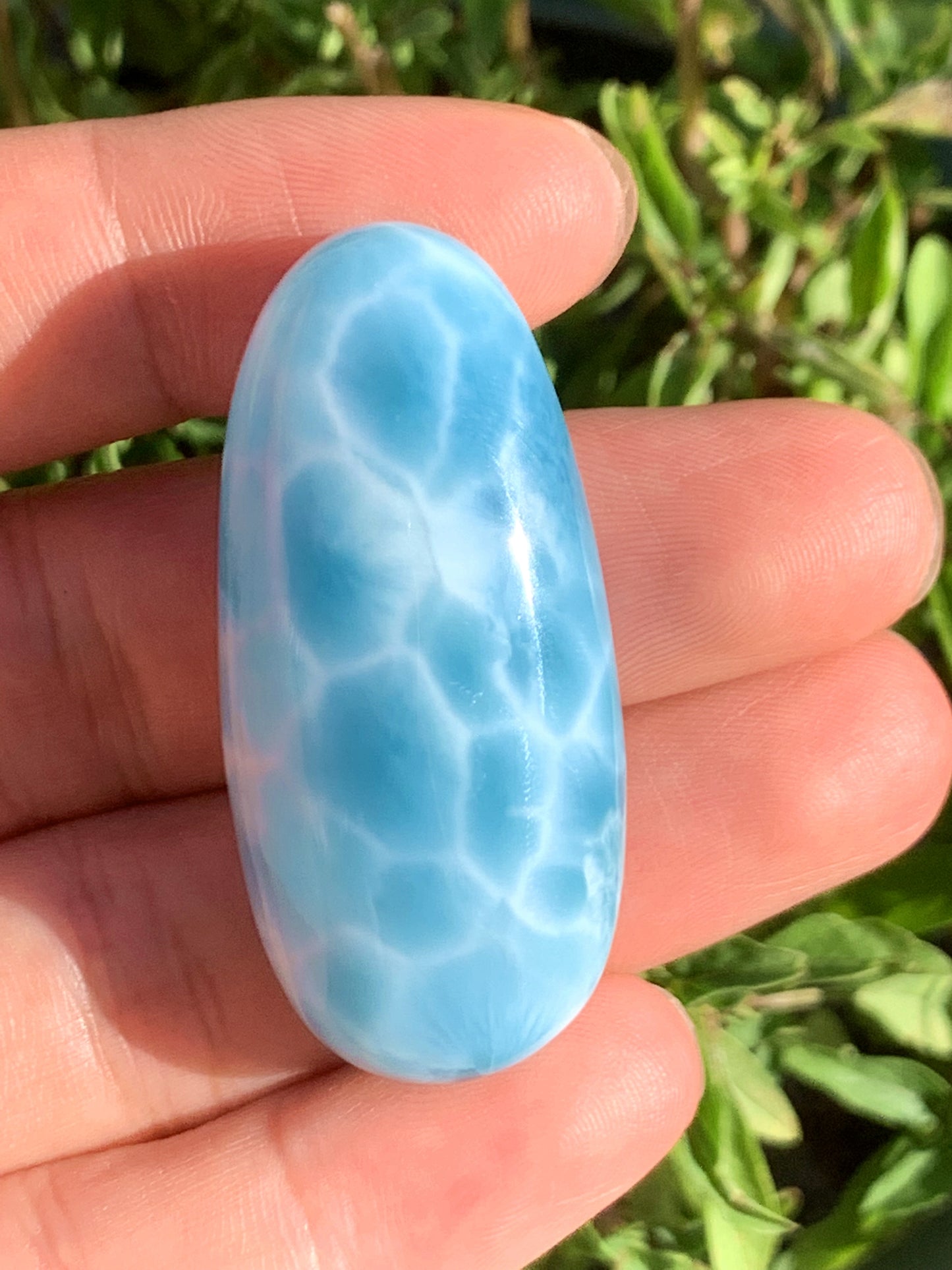 AAAAA+ Natural Authentic Dominican Larimar Pendant,Larimar Stone, Collectible Larimar,Larimar Jewelry ET960