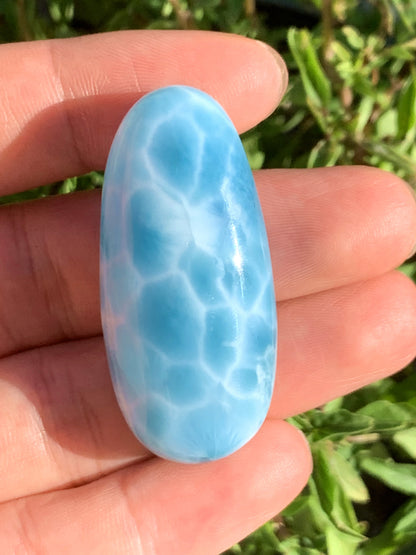 AAAAA+ Natural Authentic Dominican Larimar Pendant,Larimar Stone, Collectible Larimar,Larimar Jewelry ET960