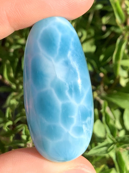 AAAAA+ Natural Authentic Dominican Larimar Pendant,Larimar Stone, Collectible Larimar,Larimar Jewelry ET960