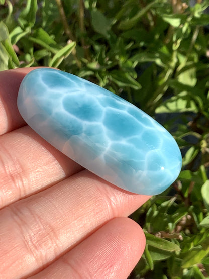 AAAAA+ Natural Authentic Dominican Larimar Pendant,Larimar Stone, Collectible Larimar,Larimar Jewelry ET960