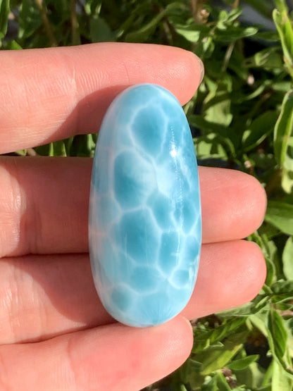 AAAAA+ Natural Authentic Dominican Larimar Pendant,Larimar Stone, Collectible Larimar,Larimar Jewelry ET960