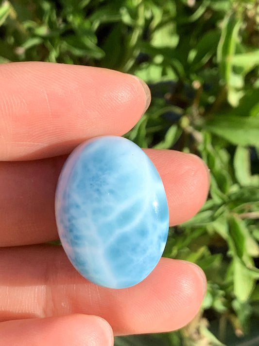 AAA Natural Authentic Dominican Larimar Pendant,Gems Jewelry,Gems Pendant,Crystal Pendant ET963