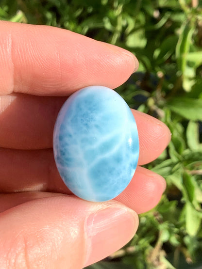 AAA Natural Authentic Dominican Larimar Pendant,Gems Jewelry,Gems Pendant,Crystal Pendant ET963