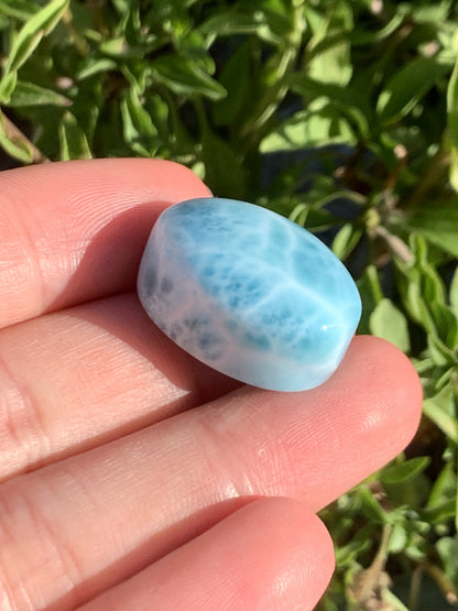 AAA Natural Authentic Dominican Larimar Pendant,Gems Jewelry,Gems Pendant,Crystal Pendant ET963