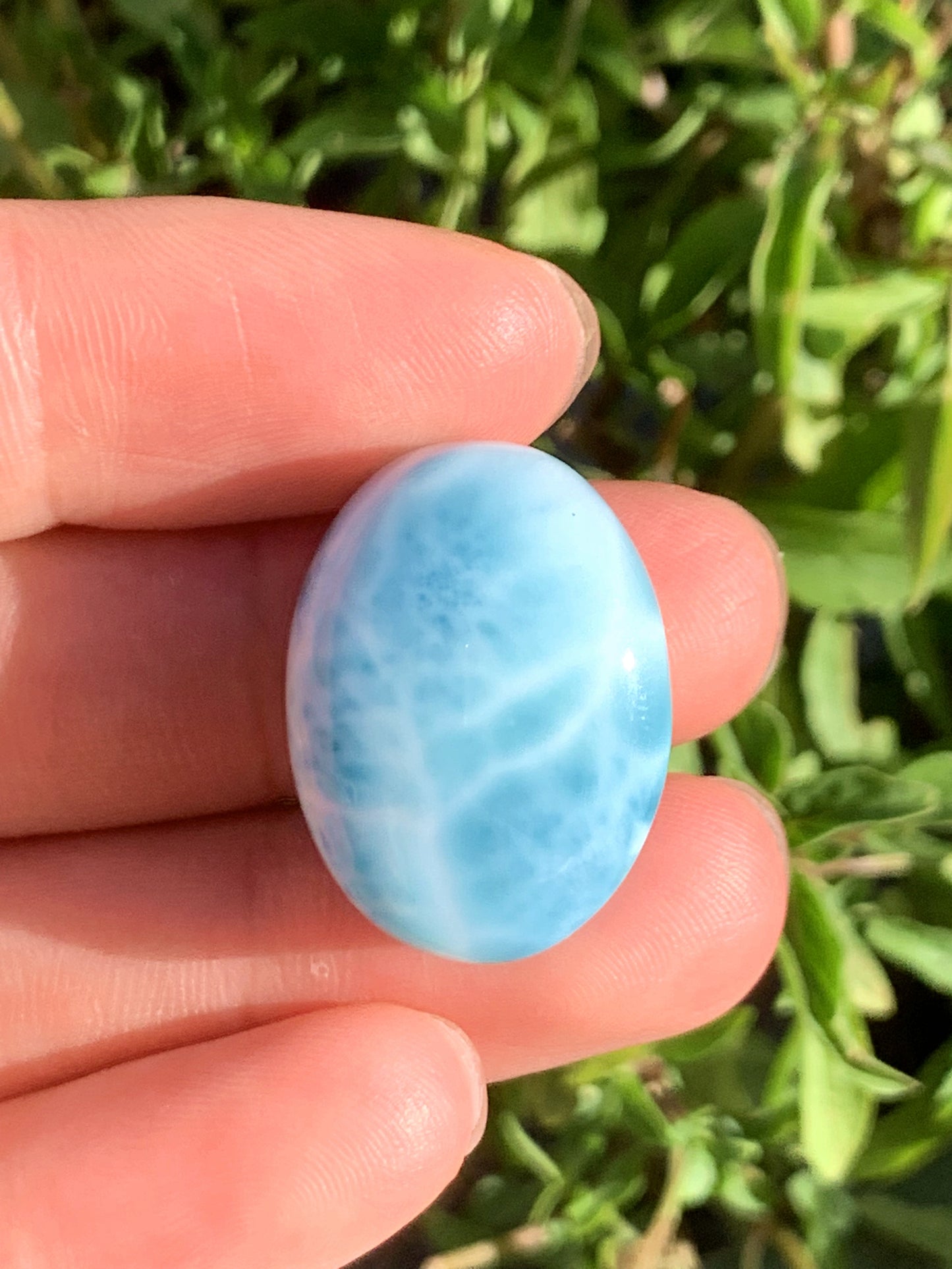 AAA Natural Authentic Dominican Larimar Pendant,Gems Jewelry,Gems Pendant,Crystal Pendant ET963