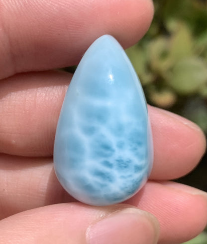 AAA+ Natural Authentic Dominican Larimar Pendant,Larimar Necklace,Crystal Pendant,Gems Pendant ET295