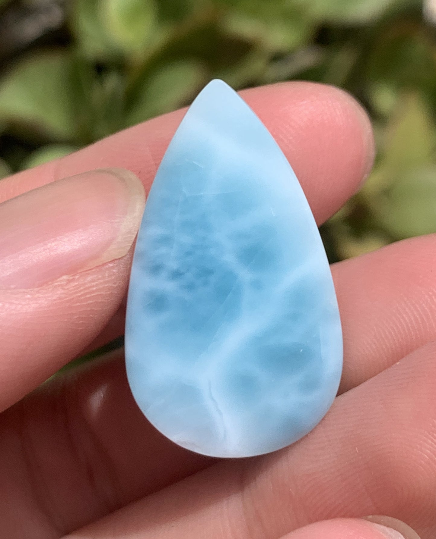 AAA+ Natural Authentic Dominican Larimar Pendant,Larimar Necklace,Crystal Pendant,Gems Pendant ET295