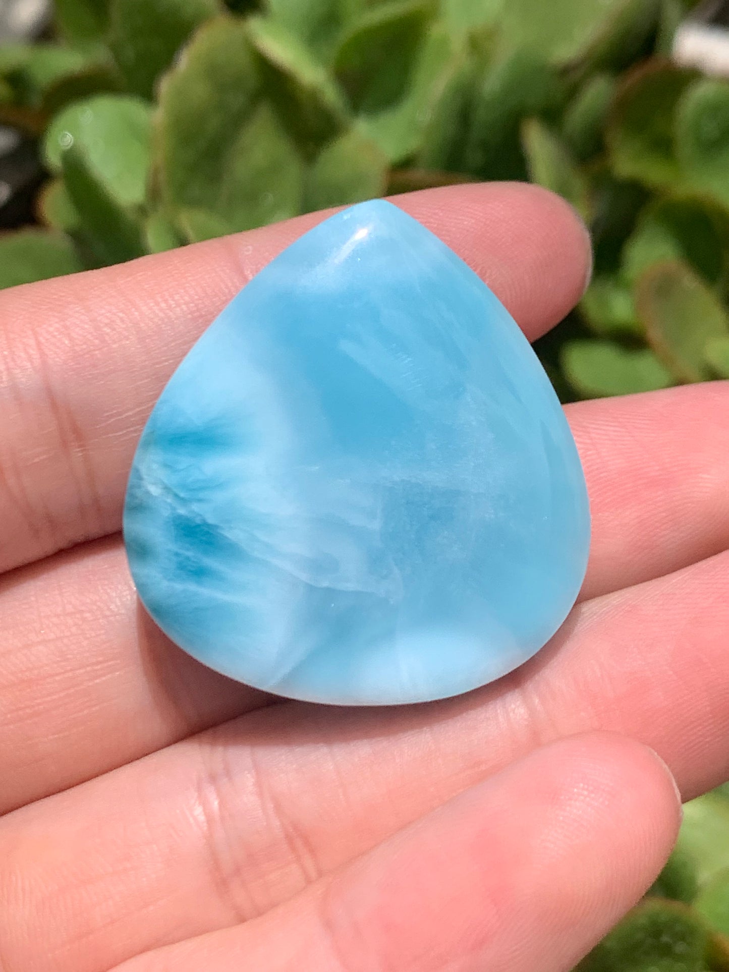 AAAAA Natural Dominican Larimar Pendant, Larimar Stone, Larimar Jewelry, Collectible Quality Gems ET976