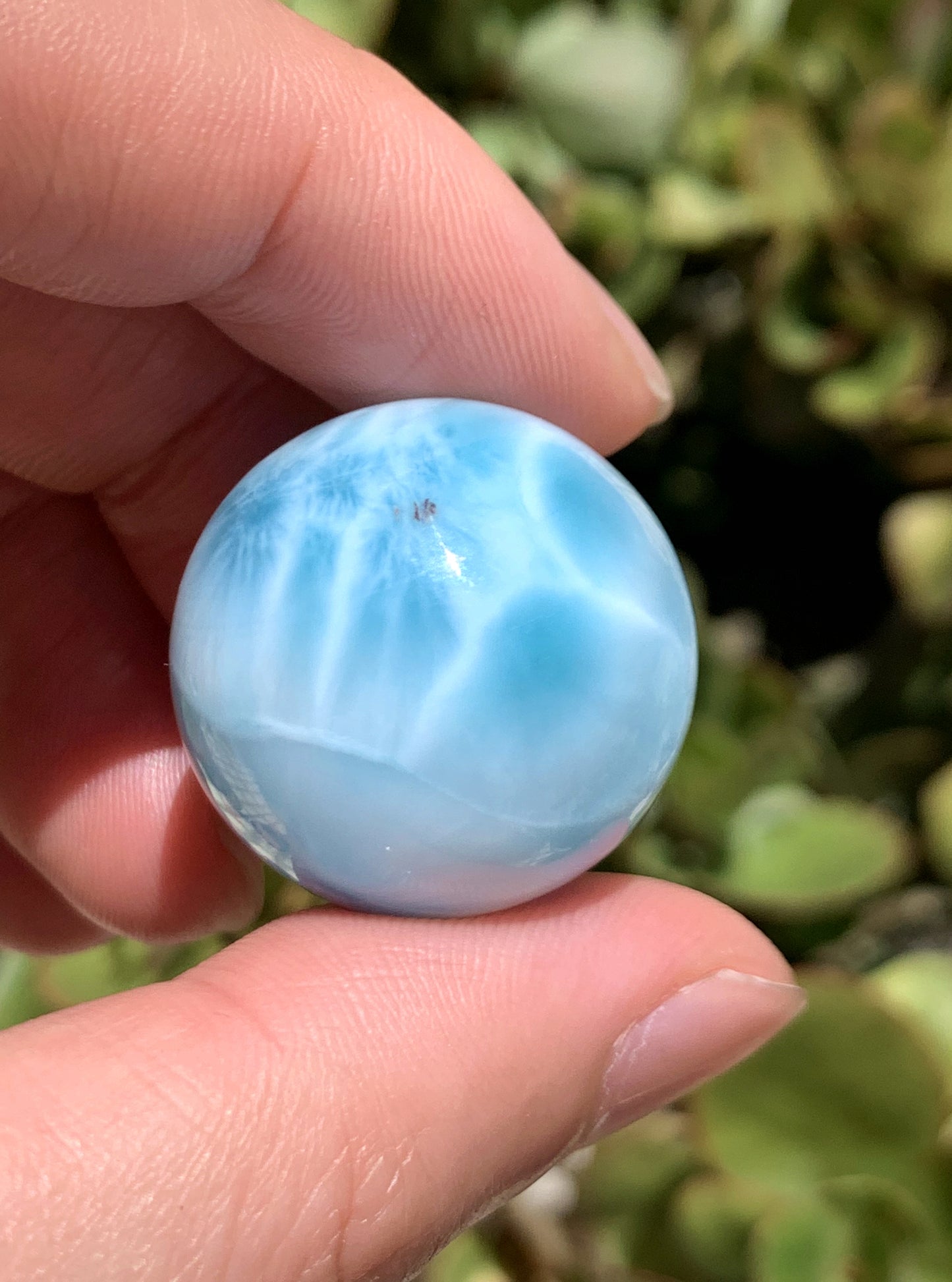 AAA Natural Authentic Dominican Larimar Pendant,Gems Jewelry,Gems Pendant,Crystal Pendant,ET967