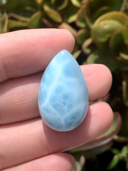 AAA Natural Authentic Dominican Larimar Pendant,Gems Jewelry,Gems Pendant,Crystal Pendant,ET259