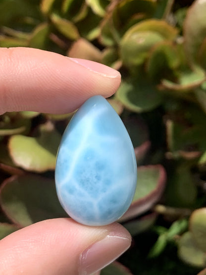 AAA Natural Authentic Dominican Larimar Pendant,Gems Jewelry,Gems Pendant,Crystal Pendant,ET259