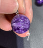 Charoite,AAAA Natural Russian Charoite Pendant,Charoite Pendant,S925 Pendant,Handmade Gift,Graduation Gifts ET007