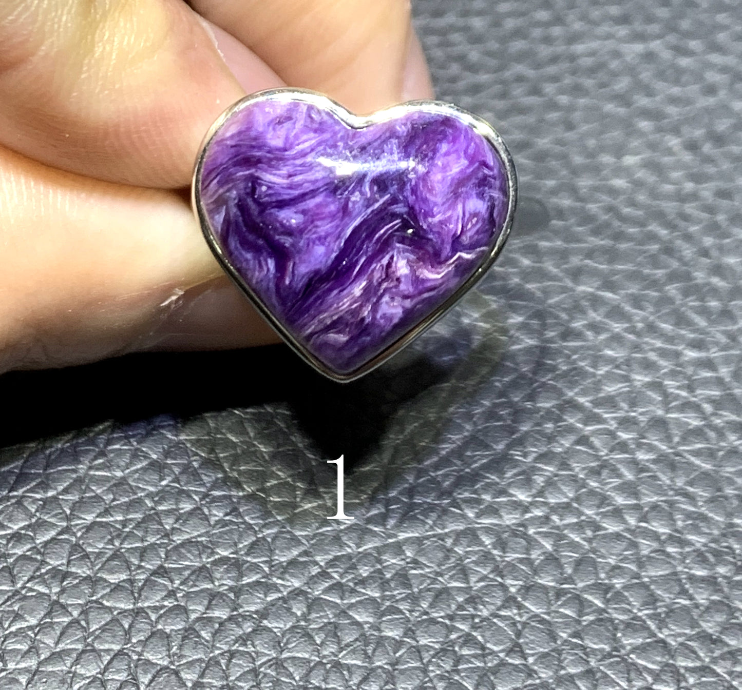 Charoite,AAAA Natural Russian Charoite Ring,Charoite Ring,S925 Ring,Handmade Gift,Graduation Gifts ET122