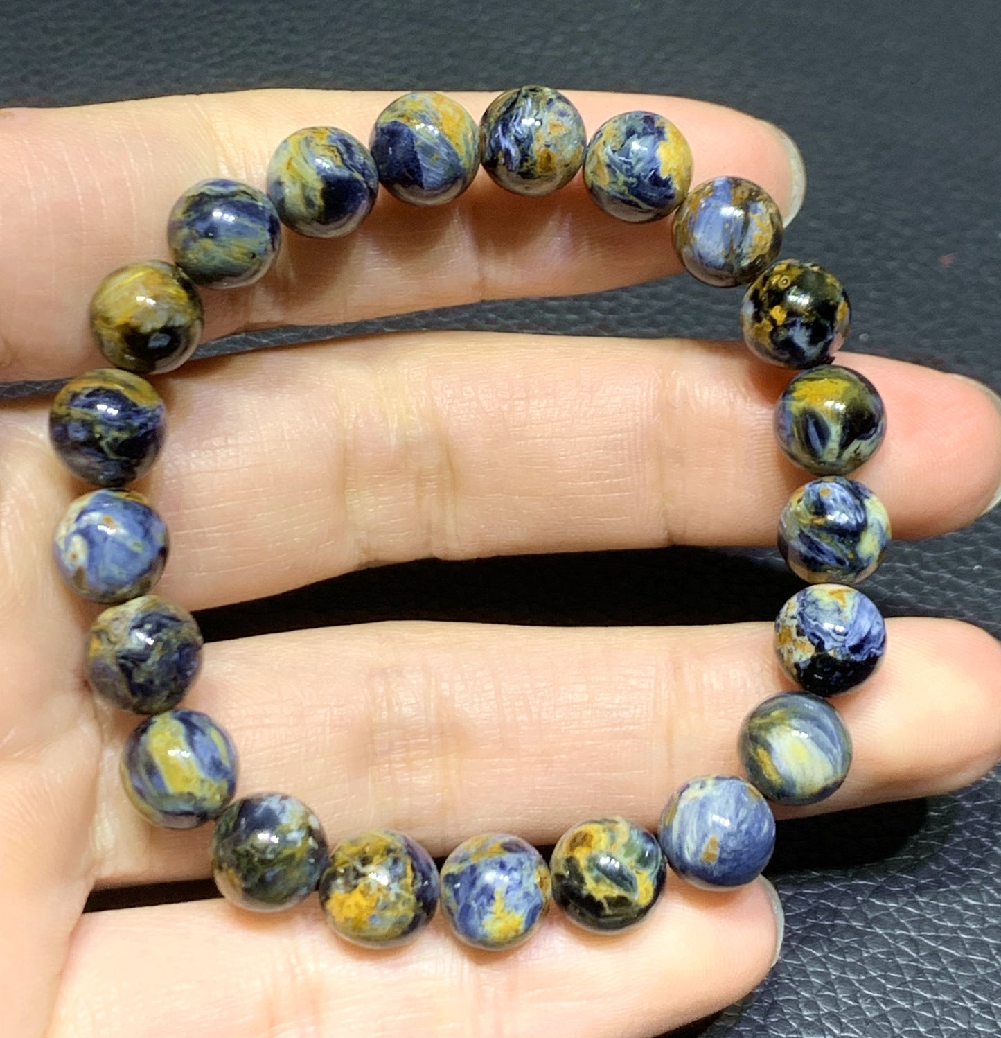 AAAA+ Authentic Natural Namibia Pietersite Bracelet,9mm Bracelet,Colored Bracelet,Handmade Jewelry ET852