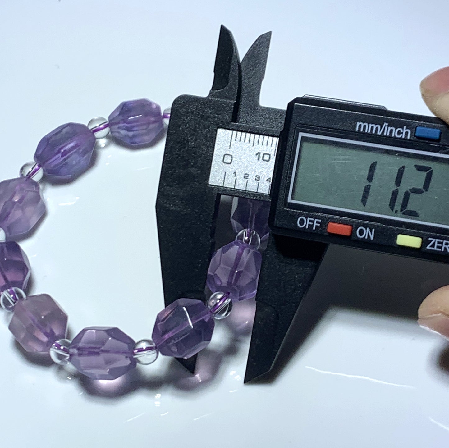 AAAA Authentic Natural Fluorite Bracelet,11.2mm Bracelet,Gemstone Bracelet,Handmade Jewelry,Women Bracelet ET1084