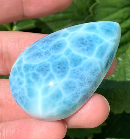 AAAA+ Natural Authentic Dominican Larimar Pendant,Gems Jewelry,Gems Pendant,Crystal Pendant,ET441