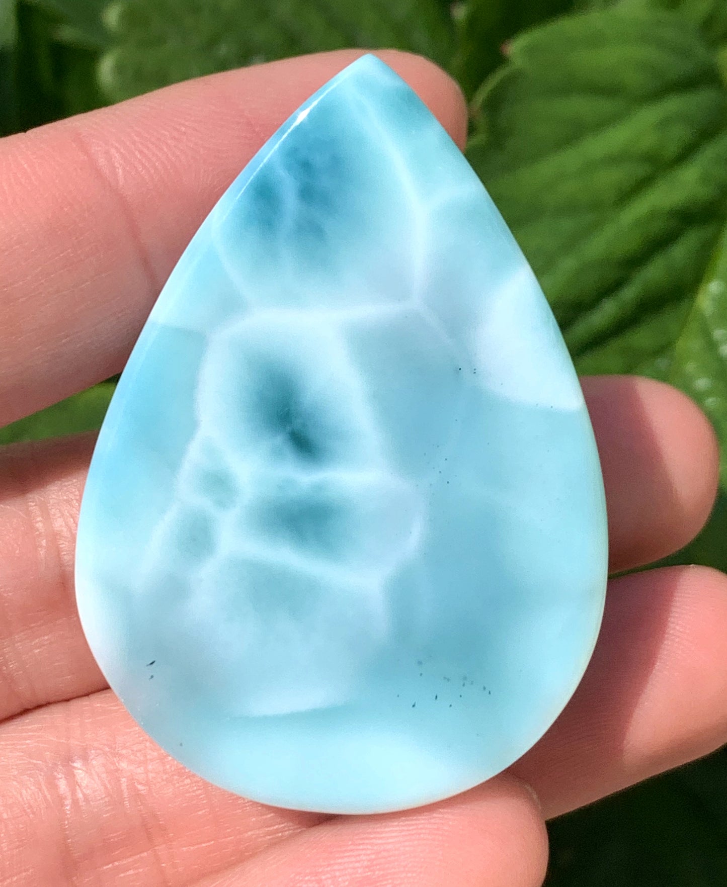 AAAA+ Natural Authentic Dominican Larimar Pendant,Gems Jewelry,Gems Pendant,Crystal Pendant,ET441