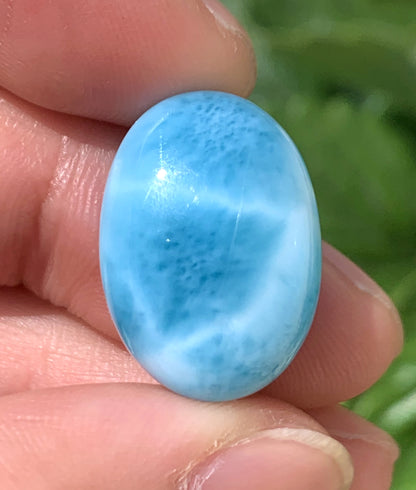 AAAA Natural Authentic Dominican Larimar Pendant,Gems Jewelry,Gems Pendant,Crystal Pendant,ET1103