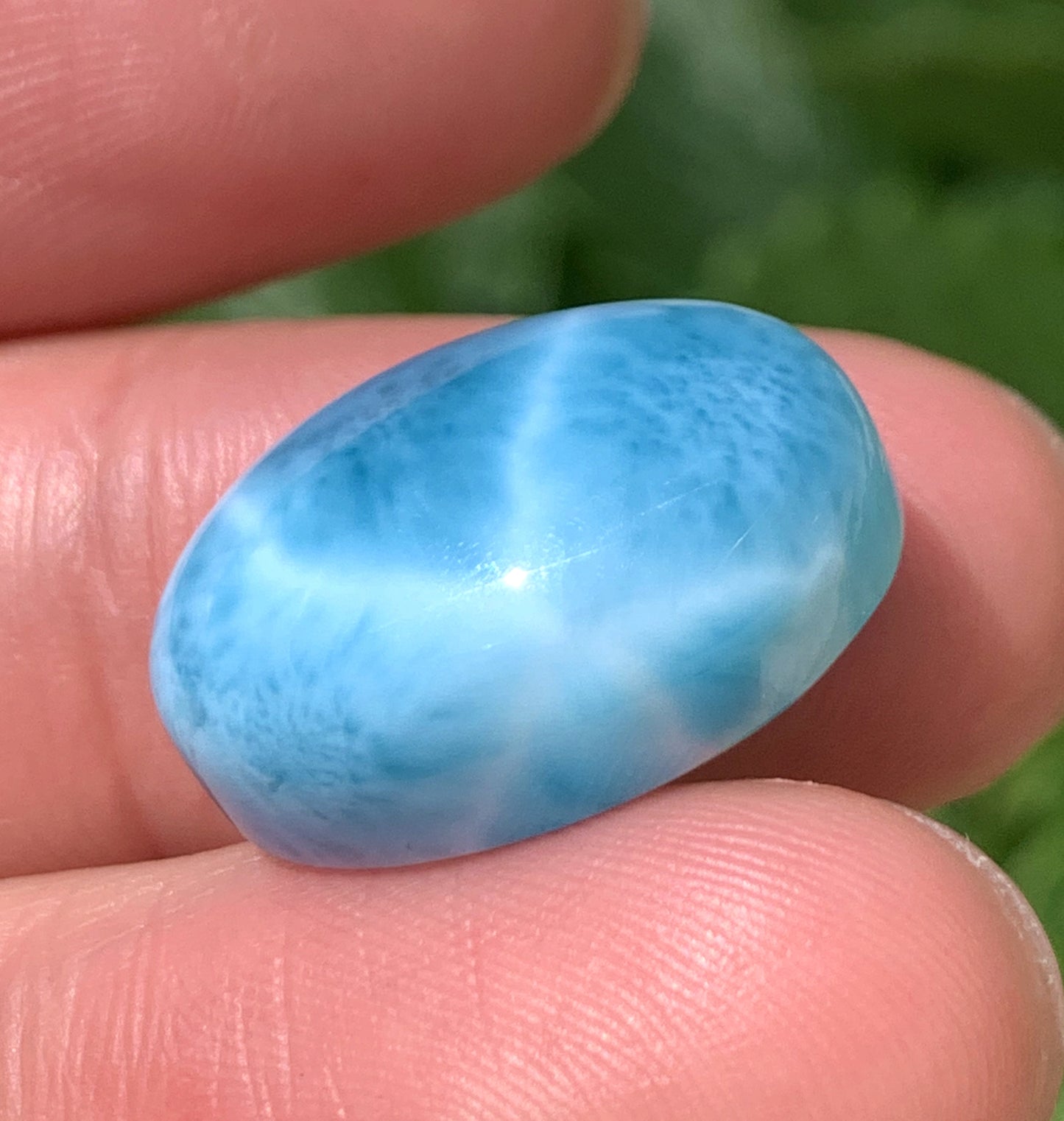 AAAA Natural Authentic Dominican Larimar Pendant,Gems Jewelry,Gems Pendant,Crystal Pendant,ET1103