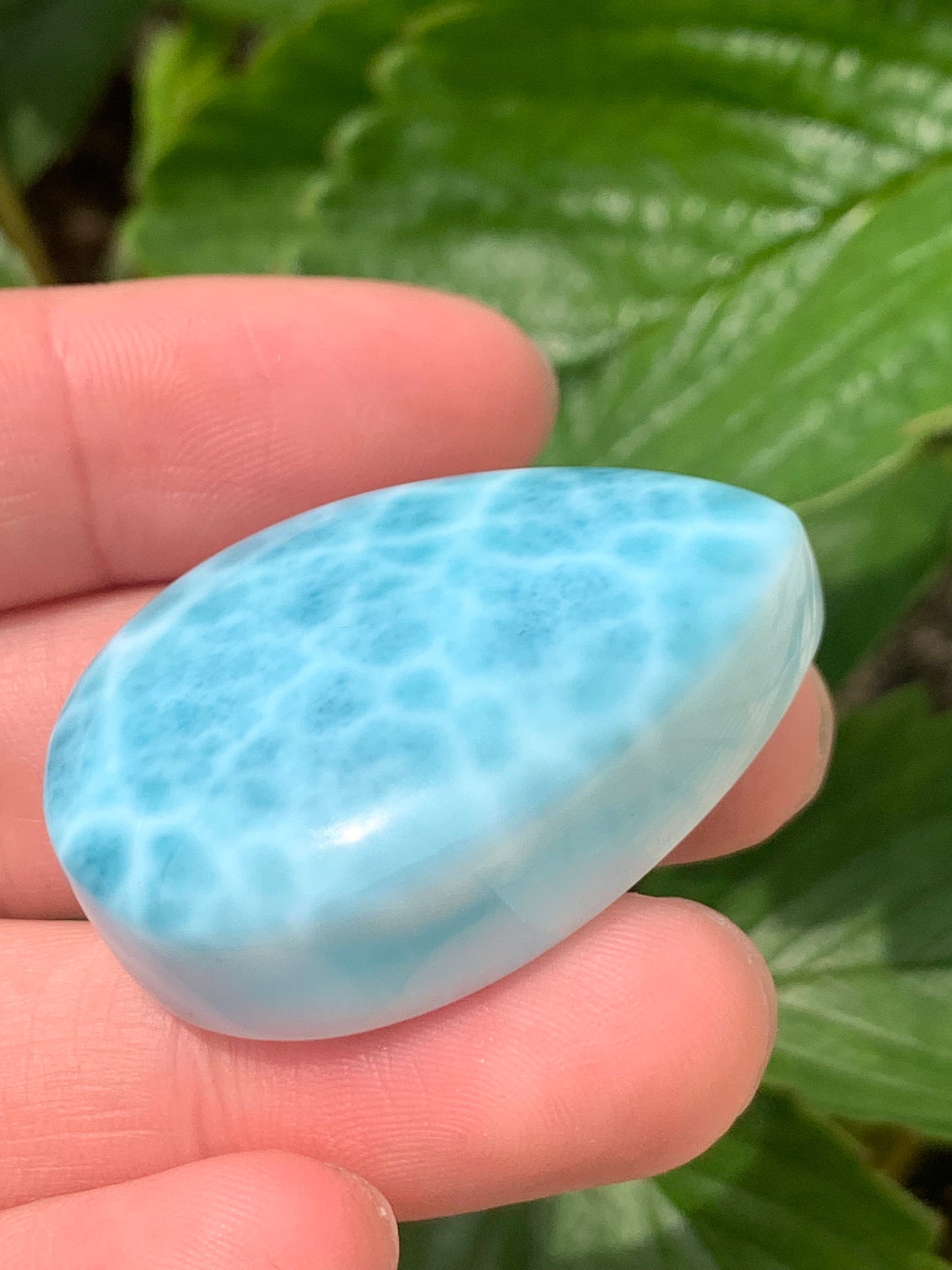 AAA Natural Authentic Dominican Larimar Pendant,Gems Jewelry,Gems Pendant,Crystal Pendant,ET539