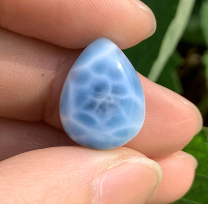 AAAA Natural Authentic Dominican Larimar Pendant,Gems Jewelry,Gems Pendant,Crystal Pendant,ET1118