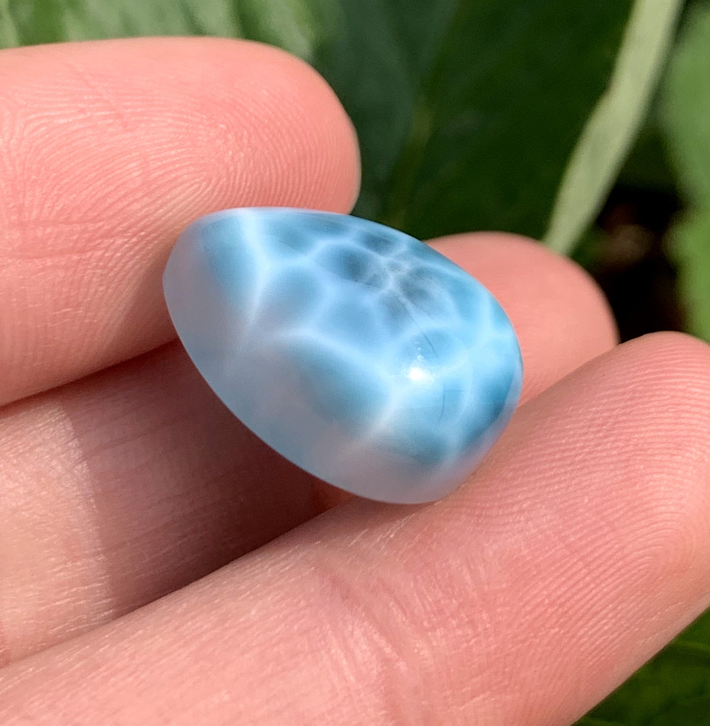 AAAA Natural Authentic Dominican Larimar Pendant,Gems Jewelry,Gems Pendant,Crystal Pendant,ET1118