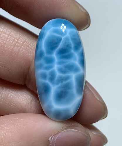 AAAA Natural Authentic Dominican Larimar Pendant,Gems Jewelry,Gems Pendant,Crystal Pendant,ET593