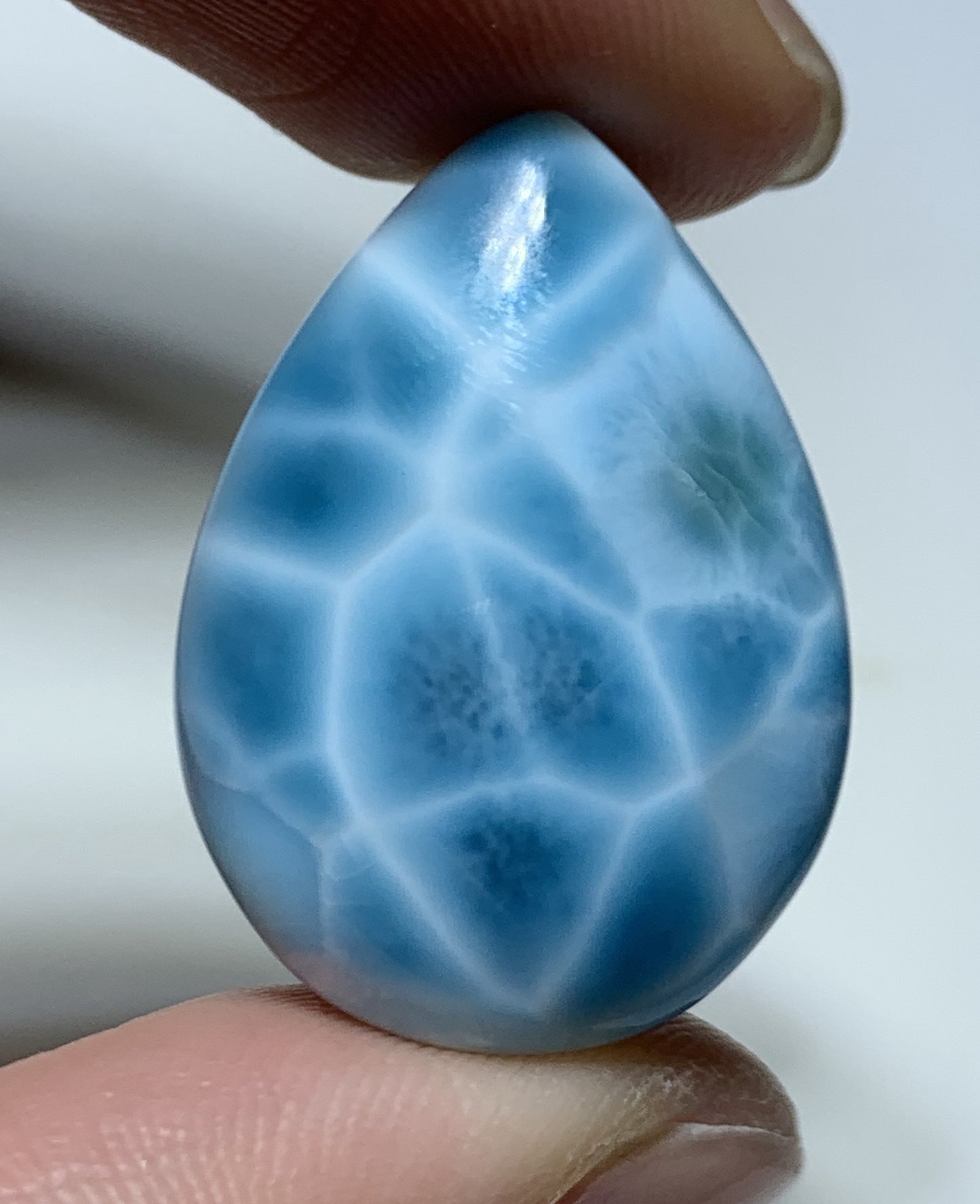 AAAAA Natural Authentic Dominican Larimar Pendants, Larimar Jewelry,Crystal Pendant,Gems Jewelry,Larimar Jewelry,ET202