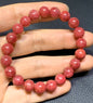 AAA Authentic Natural Rhodonite Bracelet,9.9mm Bracelet,Colorful Bracelet,Handmade Jewelry.Men's Bracelet ET1022