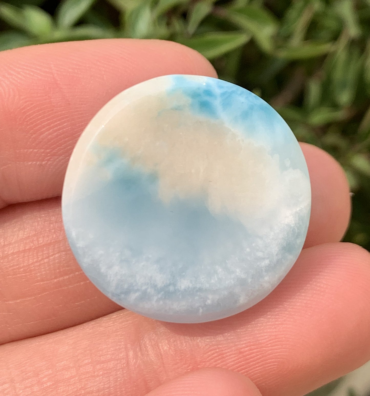 AAAA+ Natural Authentic Dominican Larimar Pendant,Gems Jewelry,Gems Pendant,Crystal Pendant ET867