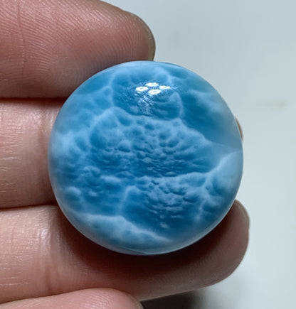 AAAA+ Natural Authentic Dominican Larimar Pendant,Gems Jewelry,Gems Pendant,Crystal Pendant ET867