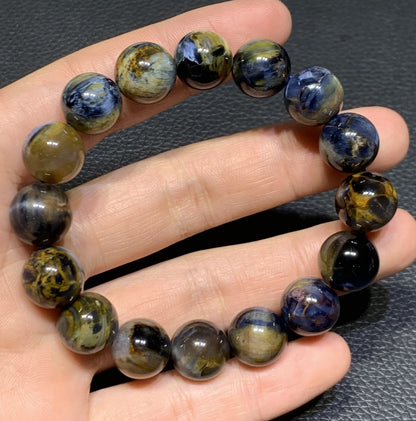 AAAA+ Authentic Natural Namibia Pietersite Bracelet,13mm Bracelet,Colored Bracelet,Handmade Jewelry ET1076