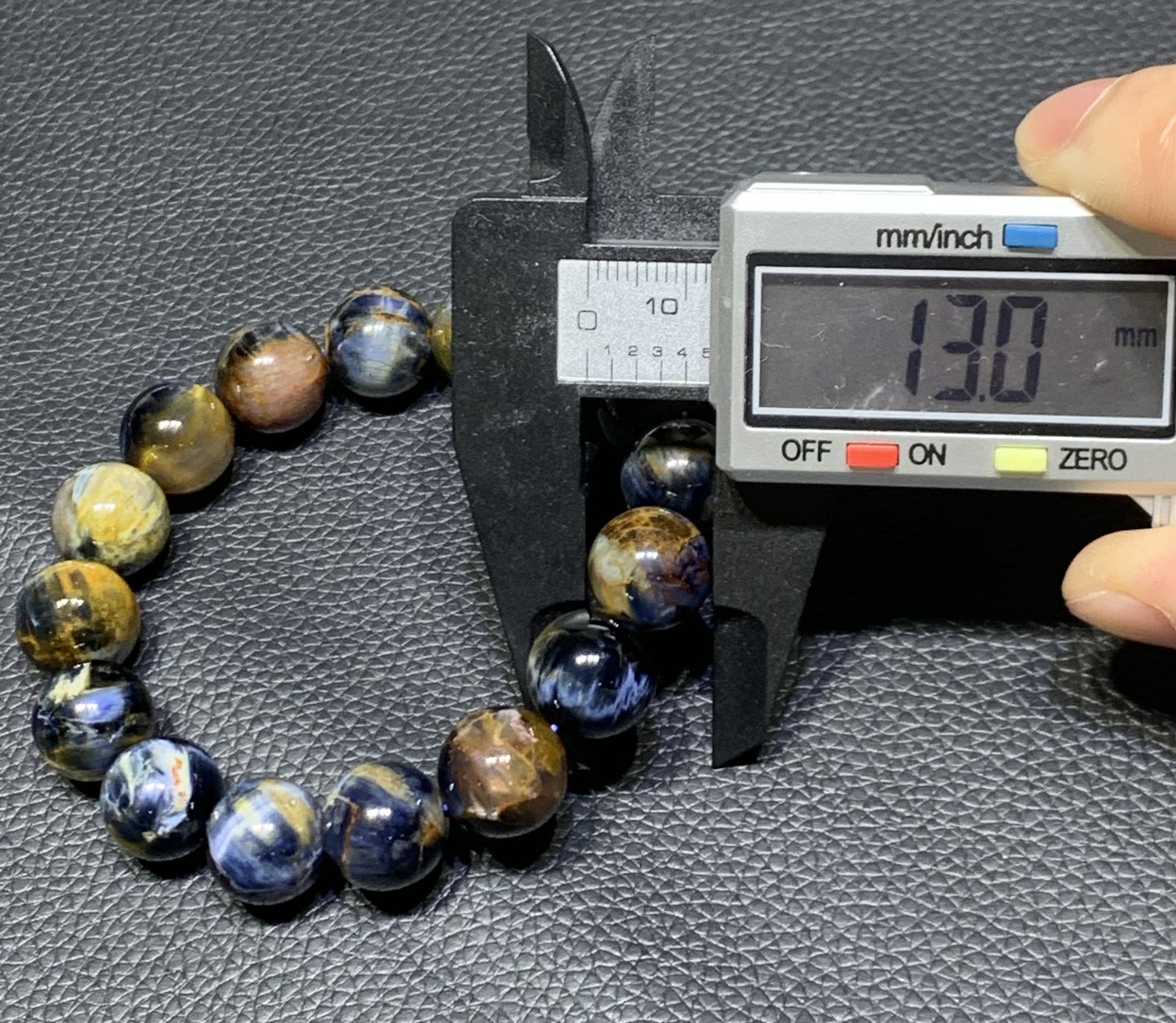 AAAA+ Authentic Natural Namibia Pietersite Bracelet,13mm Bracelet,Colored Bracelet,Handmade Jewelry ET1076