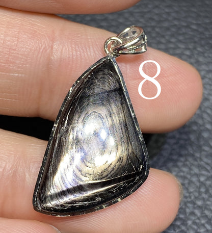 AAAA Natural Authentic Hypersthene Pendant,925 Silver Pendant,Gemstone Pendant,Handmade jewelry ET1131