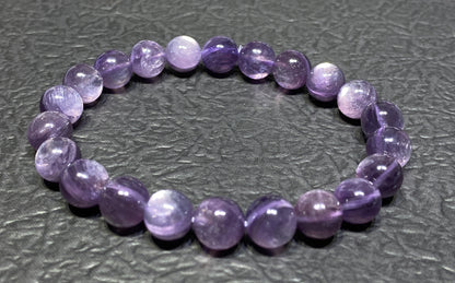 Lepidolite,AAAA+ Natural Purple Lepidolite Bracelet,8mm Ballpoint Bracelet,Best Gift For Her,Crystal Bracelet ET1142