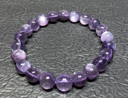 Lepidolite,AAAA+ Natural Purple Lepidolite Bracelet,8mm Ballpoint Bracelet,Best Gift For Her,Crystal Bracelet ET1142