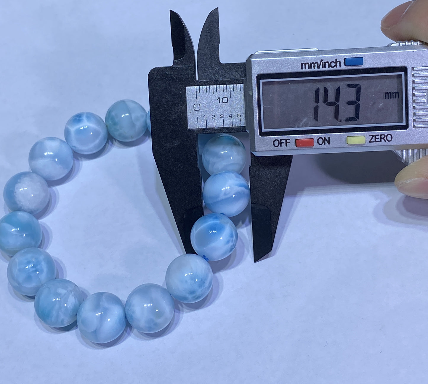 AAA Natural Authentic Dominican Larimar Bracelet,Gems Jewelry,Gems Bracelet,Crystal Bracelet,ET467