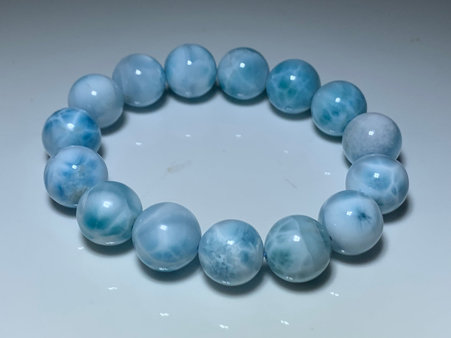 AAA Natural Authentic Dominican Larimar Bracelet,Gems Jewelry,Gems Bracelet,Crystal Bracelet,ET467